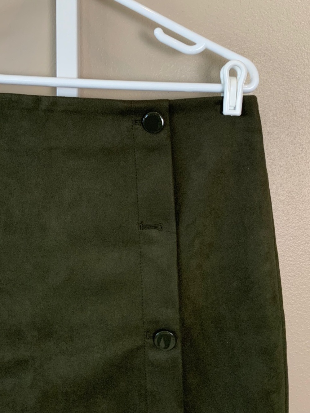 LOFT Faux Suede Sailor Shift Skirt - Picture 6 of 16